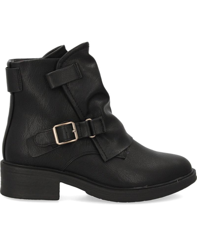 STIVALETTI PUNTOSALAO AD-55 TACCO BASSO DONNA NERO VARIOS COLORES