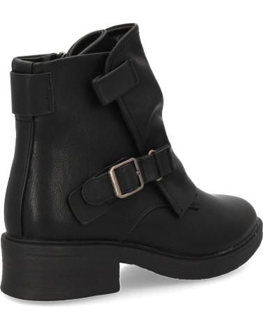 STIVALETTI PUNTOSALAO AD-55 TACCO BASSO DONNA NERO VARIOS COLORES