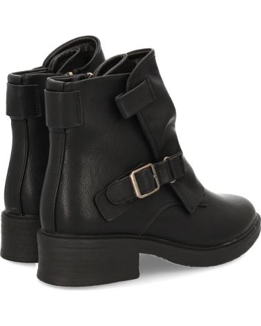 STIVALETTI PUNTOSALAO AD-55 TACCO BASSO DONNA NERO VARIOS COLORES