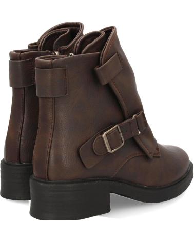 STIVALETTI PUNTOSALAO AD-554 TACCO BASSO DONNA MARRONE VARIOS COLORES