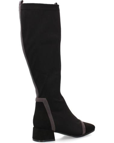 PUNTOSALAO DAMEN FLACHE HOHE STIEFEL MIT SEITENSTREIFEN VARIOS COLORES