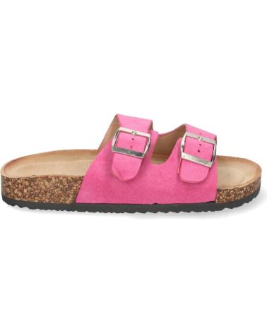 PUNTOSALAO SANDALIAS PLANAS COMODAS ANATOMICAS PARA MUJER COLOR FUCSIA VARIOS COLORES