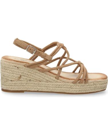 PUNTOSALAO SANDALIAS DE CUNA EN YUTE TIRAS COLOR KAKI JNS333 VARIOS COLORES