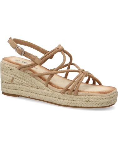 PUNTOSALAO SANDALIAS DE CUNA EN YUTE TIRAS COLOR KAKI JNS333 VARIOS COLORES