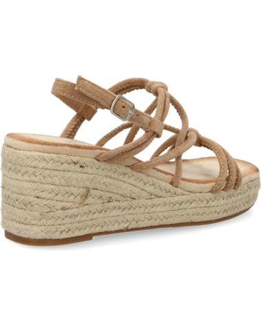 PUNTOSALAO SANDALIAS DE CUNA EN YUTE TIRAS COLOR KAKI JNS333 VARIOS COLORES