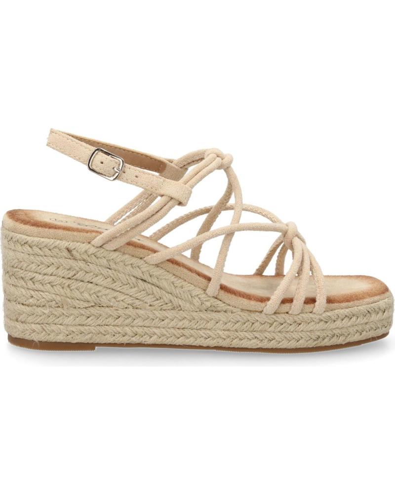 PUNTOSALAO SANDALIAS DE CUNA EN YUTE TIRAS COLOR BEIGE JNS333 VARIOS COLORES