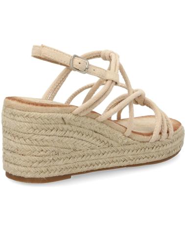 PUNTOSALAO SANDALIAS DE CUNA EN YUTE TIRAS COLOR BEIGE JNS333 VARIOS COLORES