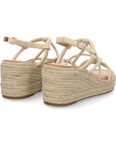 PUNTOSALAO SANDALIAS DE CUNA EN YUTE TIRAS COLOR BEIGE JNS333 VARIOS COLORES