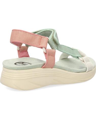 PUNTOSALAO SANDALIAS PLANAS COMODAS VELCRO PARA MUJER COLOR VERDE FF-86 VARIOS COLORES