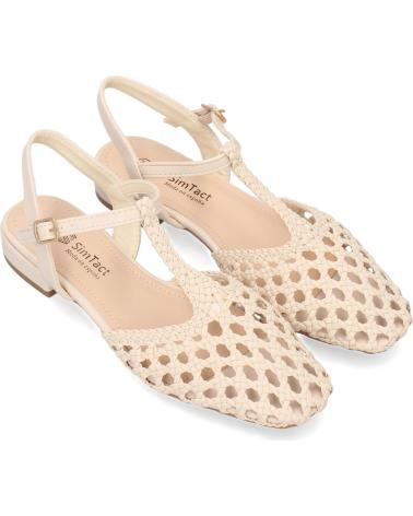 PUNTOSALAO SANDALIAS PLANAS DE MUJER TRENZADAS COLOR BEIGE YX35 VARIOS COLORES