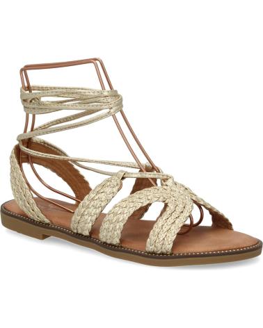 PUNTOSALAO SANDALIAS PLANAS COMODAS TIRAS AL TOBILLO PARA MUJER ORO TF2 VARIOS COLORES