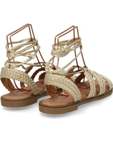 PUNTOSALAO SANDALIAS PLANAS COMODAS TIRAS AL TOBILLO PARA MUJER ORO TF2 VARIOS COLORES