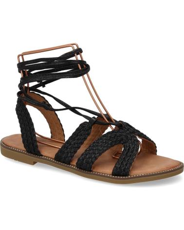 PUNTOSALAO SANDALIAS PLANAS COMODAS TIRAS AL TOBILLO PARA MUJER NEGRO T VARIOS COLORES