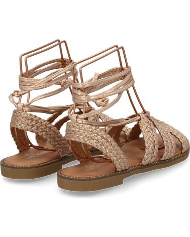 PUNTOSALAO SANDALIAS PLANAS COMODAS TIRAS AL TOBILLO PARA MUJER CHAMPAN VARIOS COLORES