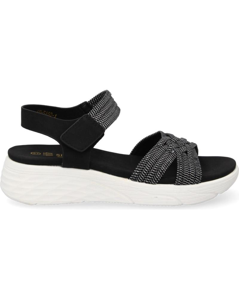 PUNTOSALAO SANDALIAS PLANAS DE MUJER COMODAS COLOR NEGRO NS-5150 VARIOS COLORES