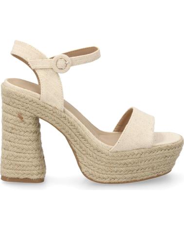 PUNTOSALAO SANDALIAS DE TACON Y PLATAFORMA PARA MUJER COLOR BEIGE CF-50 VARIOS COLORES