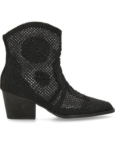 PUNTOSALAO BOTINES TACON MEDIO ESTILO CAMPERO PARA MUJER CALADOS COLOR VARIOS COLORES