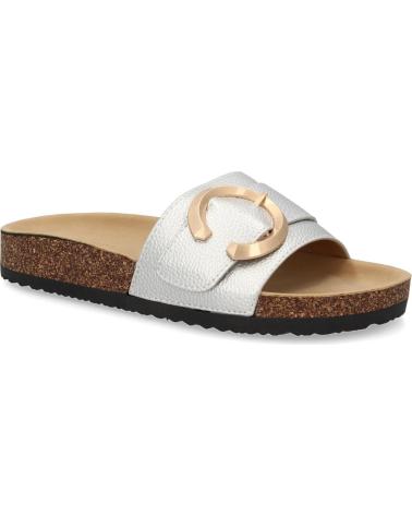 PUNTOSALAO SANDALIAS PLATEADAS PLANAS COMODAS DISENO PARA MUJER VR5-175 VARIOS COLORES