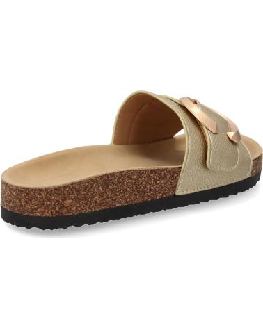 PUNTOSALAO SANDALIAS PLANAS COMODAS BIO EN PALA PARA MUJER COLOR ORO VR VARIOS COLORES