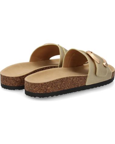 PUNTOSALAO SANDALIAS PLANAS COMODAS BIO EN PALA PARA MUJER COLOR ORO VR VARIOS COLORES