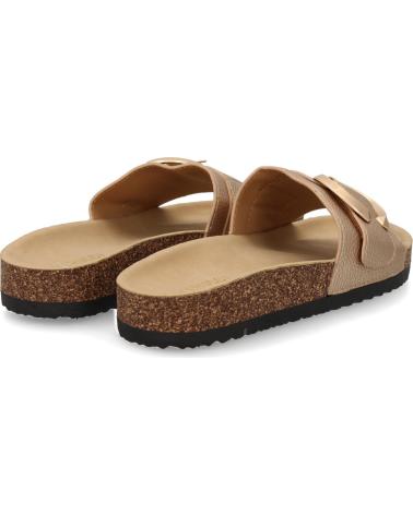 PUNTOSALAO SANDALIAS PLANAS COMODAS BIO EN PALA PARA MUJER COLOR CHAMPA VARIOS COLORES