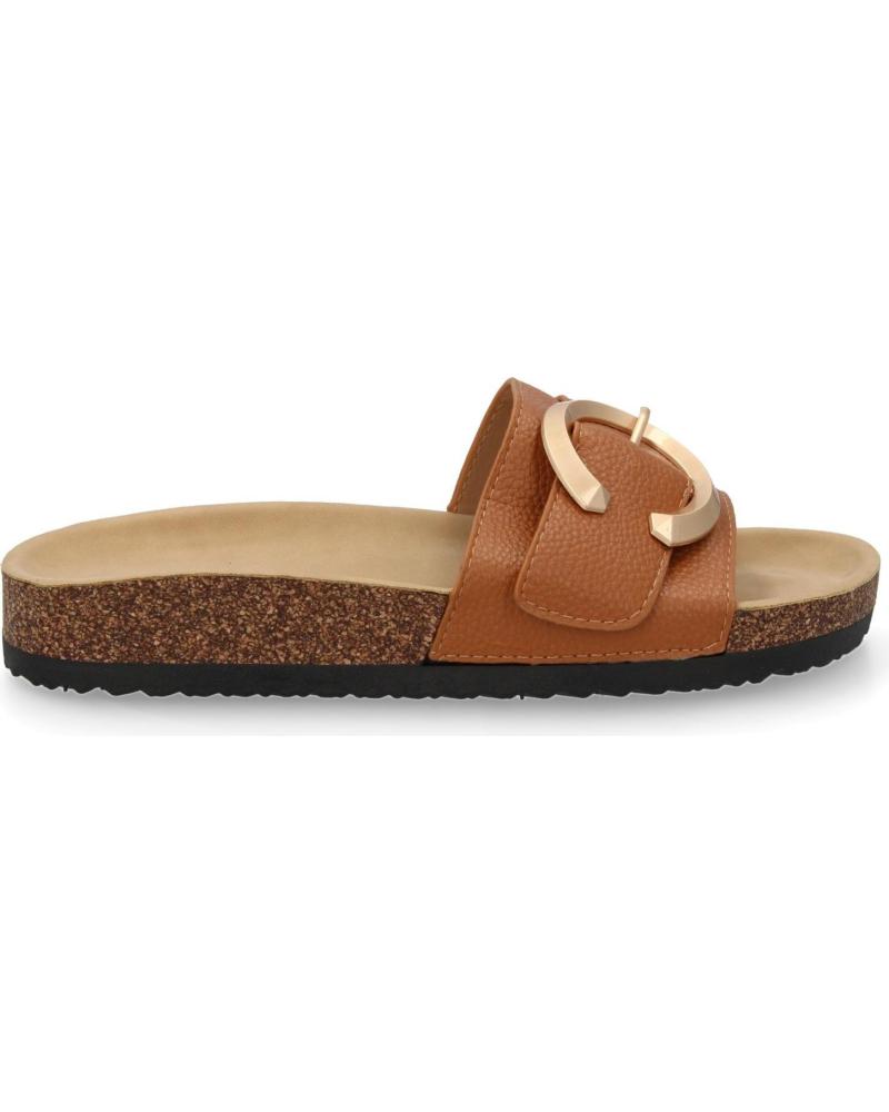 PUNTOSALAO SANDALIAS PLANAS COMODAS BIO EN PALA PARA MUJER COLOR CAMEL VARIOS COLORES