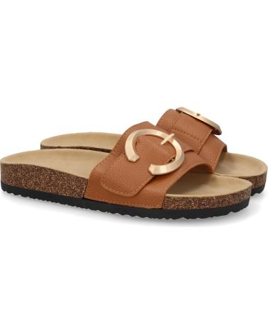 PUNTOSALAO SANDALIAS PLANAS COMODAS BIO EN PALA PARA MUJER COLOR CAMEL VARIOS COLORES