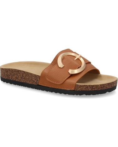 PUNTOSALAO SANDALIAS PLANAS COMODAS BIO EN PALA PARA MUJER COLOR CAMEL VARIOS COLORES