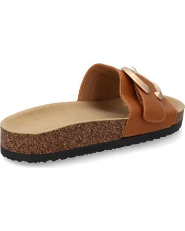 PUNTOSALAO SANDALIAS PLANAS COMODAS BIO EN PALA PARA MUJER COLOR CAMEL VARIOS COLORES