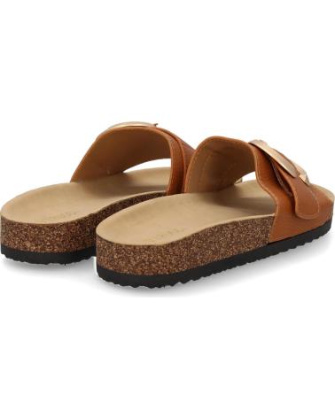 PUNTOSALAO SANDALIAS PLANAS COMODAS BIO EN PALA PARA MUJER COLOR CAMEL VARIOS COLORES