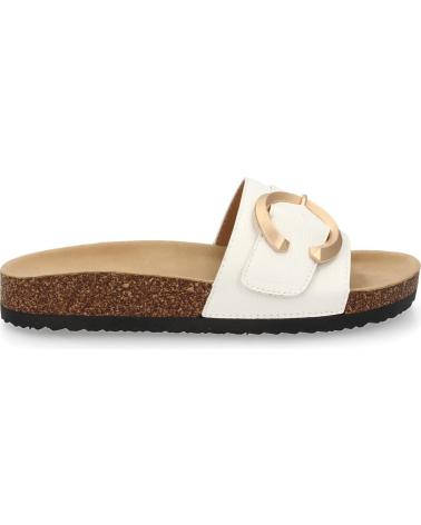 PUNTOSALAO SANDALIAS PLANAS COMODAS BIO EN PALA PARA MUJER COLOR BLANCO VARIOS COLORES