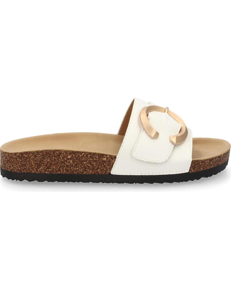 PUNTOSALAO SANDALIAS PLANAS COMODAS BIO EN PALA PARA MUJER COLOR BLANCO VARIOS COLORES