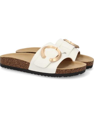PUNTOSALAO SANDALIAS PLANAS COMODAS BIO EN PALA PARA MUJER COLOR BLANCO VARIOS COLORES