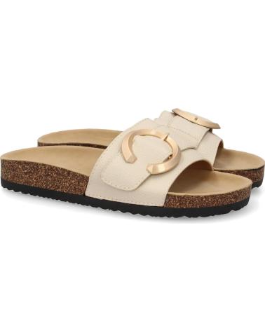PUNTOSALAO SANDALIAS PLANAS COMODAS BIO EN PALA PARA MUJER COLOR BEIGE VARIOS COLORES