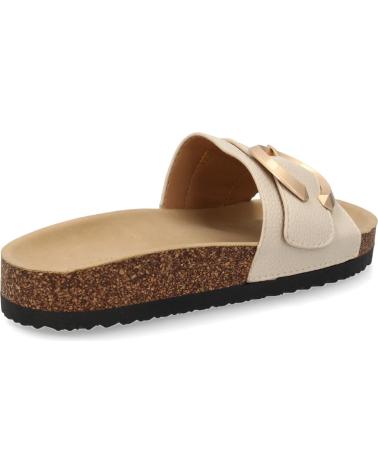 PUNTOSALAO SANDALIAS PLANAS COMODAS BIO EN PALA PARA MUJER COLOR BEIGE VARIOS COLORES