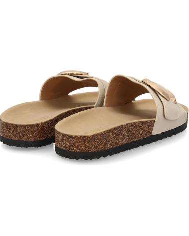 PUNTOSALAO SANDALIAS PLANAS COMODAS BIO EN PALA PARA MUJER COLOR BEIGE VARIOS COLORES