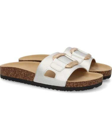 PUNTOSALAO SANDALIAS PLANAS PLATEADAS COMODAS ELEGANTES PARA MUJER VR5- VARIOS COLORES