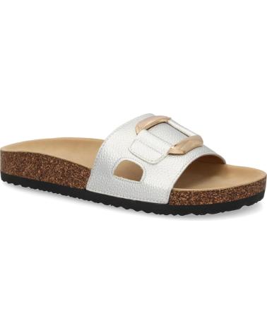 PUNTOSALAO SANDALIAS PLANAS PLATEADAS COMODAS ELEGANTES PARA MUJER VR5- VARIOS COLORES