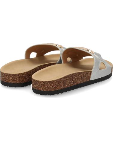 PUNTOSALAO SANDALIAS PLANAS PLATEADAS COMODAS ELEGANTES PARA MUJER VR5- VARIOS COLORES