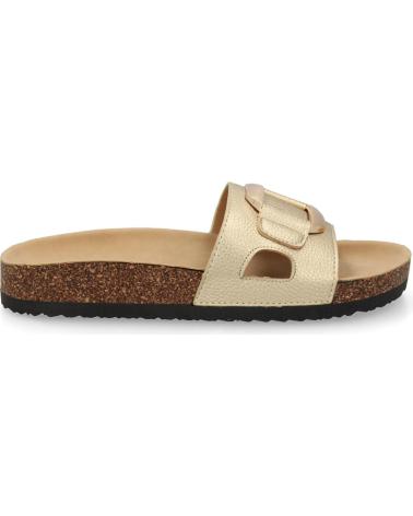 PUNTOSALAO SANDALIAS PLANAS DORADAS COMODAS ELEGANTES MUJER VR5-1756 VARIOS COLORES