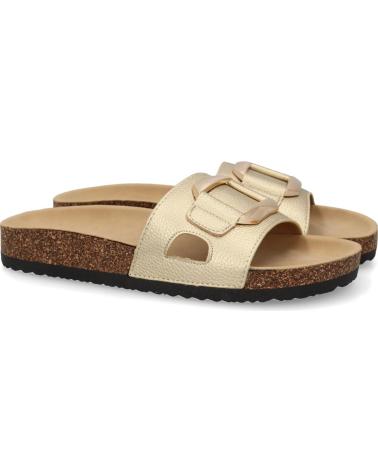 PUNTOSALAO SANDALIAS PLANAS DORADAS COMODAS ELEGANTES MUJER VR5-1756 VARIOS COLORES