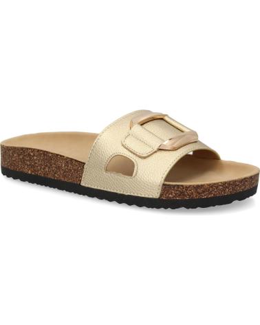PUNTOSALAO SANDALIAS PLANAS DORADAS COMODAS ELEGANTES MUJER VR5-1756 VARIOS COLORES