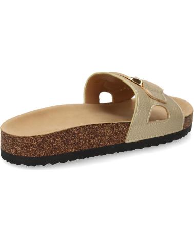 PUNTOSALAO SANDALIAS PLANAS DORADAS COMODAS ELEGANTES MUJER VR5-1756 VARIOS COLORES