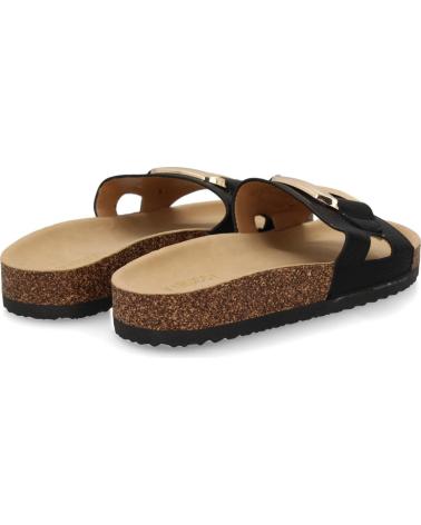 PUNTOSALAO SANDALIAS PLANAS COMODAS ELEGANTES PARA MUJER COLOR NEGRO VR VARIOS COLORES