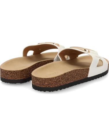PUNTOSALAO SANDALIAS PLANAS COMODAS ELEGANTES PARA MUJER COLOR BLANCO V VARIOS COLORES