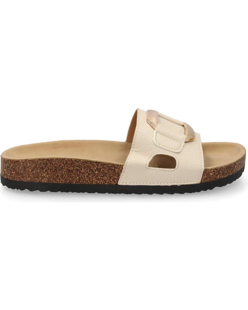 PUNTOSALAO SANDALIAS PLANAS COMODAS SUELA BIO PARA MUJER COLOR BEIGE VR VARIOS COLORES