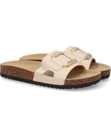 PUNTOSALAO SANDALIAS PLANAS COMODAS SUELA BIO PARA MUJER COLOR BEIGE VR VARIOS COLORES