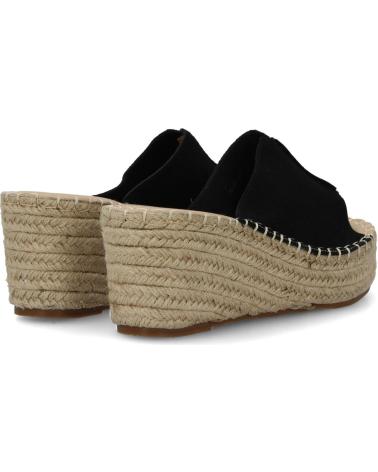 PUNTOSALAO SANDALIAS DE PLATAFORMA EN YUTE PARA MUJER PALA COLOR NEGRO VARIOS COLORES