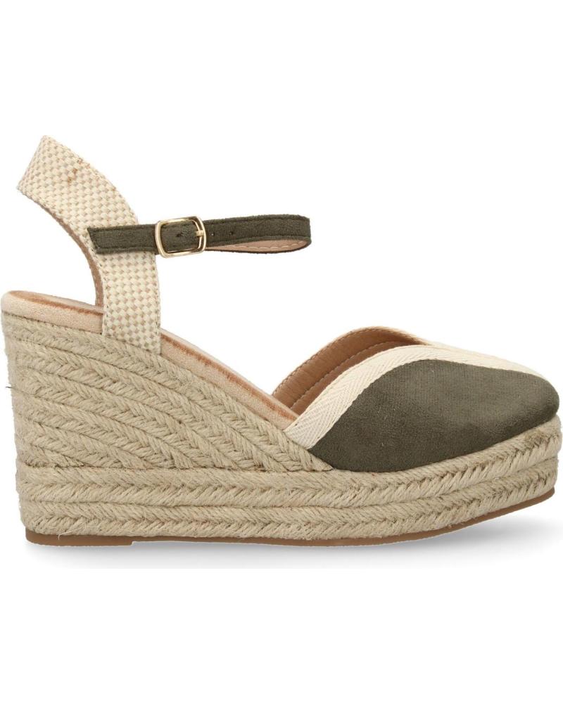 PUNTOSALAO SANDALIAS DE CUNA COMODA EN YUTE PARA MUJER COLOR VERDE TF33 VARIOS COLORES