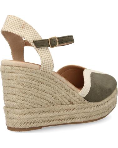 PUNTOSALAO SANDALIAS DE CUNA COMODA EN YUTE PARA MUJER COLOR VERDE TF33 VARIOS COLORES